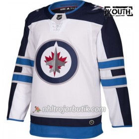 Barn Ishockey Winnipeg Jets Tröja Blank Adidas Vit Authentic